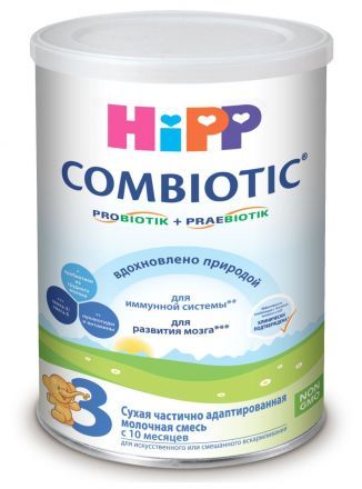 Молочная смесь Hipp 3 Сombiotic с 10 мес. (350 г)